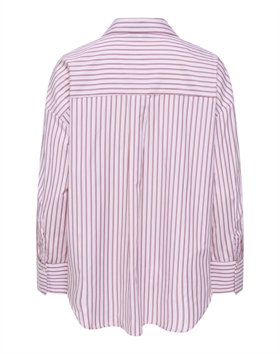 Only - ONLOregon Alva Regular Skjorte - Fuchsia Pink/Bourdeaux